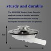 21001906 Washer Drain Pump with Pulley Replacement Part - Compatible