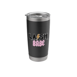 Leopard Skin Lash Babe Lash Artist Eyelash Lash Tech Stainless Steel Insulated Tumbler