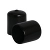 Ohamtes 5PCS ID30mm(1-3/16") Black PVC Rubber End Caps, Vinyl Flexible