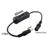 LUYING Intermediate Switch Male Splitter Cable for Security Camera LED