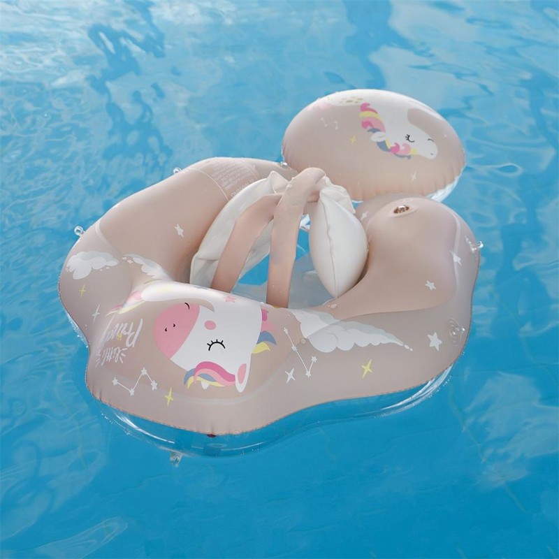 Baby Swimming Float Cartoon Pony Inflatable Baby Pool Float Ring