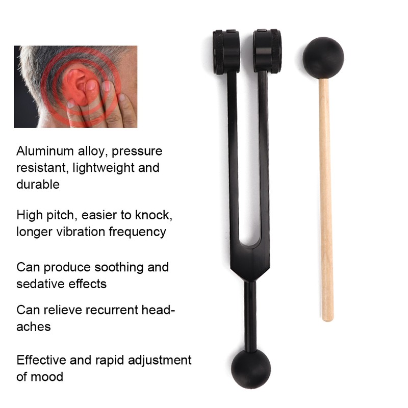 Aluminum Alloy OM136.1 Frequency Tuning Fork Yoga Meditation Tuning Energy