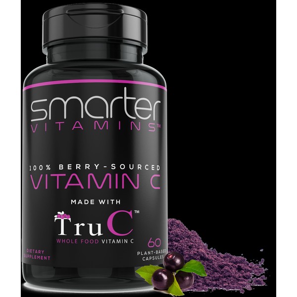 SMARTERVITAMINS - Whole Food VITAMIN C - Natural from Non GMO Berries