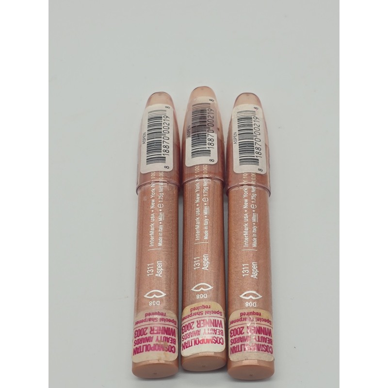 Styli-Style FLAT LIP Pencils MADE in Italy -1311 Aspen SEALED.