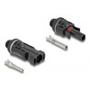 DeLOCK DL4 Solar Connectors à Crimping Male and Female Black
