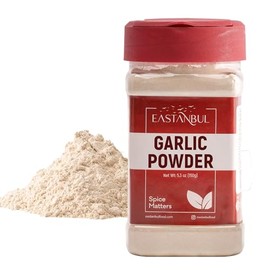 Eastanbul Fine Garlic Powder, 5.3oz Garlic Powder Fine%100 Natural Finely Ground Non-Granulated Garlic Powder, Flavor Enhancing, Everyday Use, Culinary Grade, Farmfresh, Ground Garlic Powder