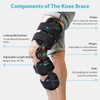 KD ROM Knee Brace: Hinged Post-Op Knee Brace for Arthritis,