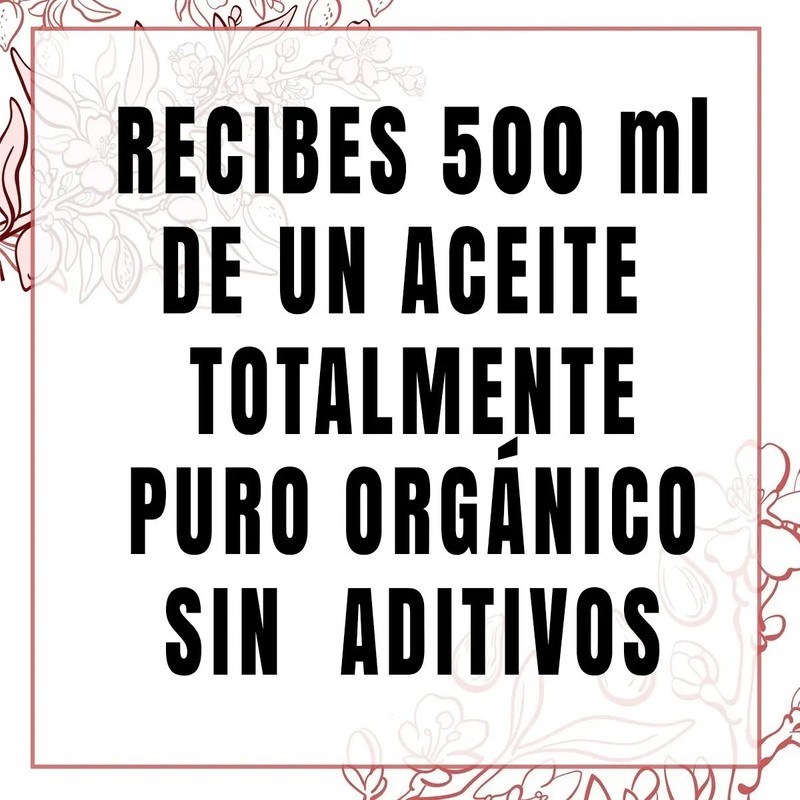 Aceite Almendras Dulces Verdadero Orgánico Importado 500 Ml