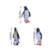 Kisangel 16pcs Penguin Figurine Realistic Ocean Animal Model Polar Arctic