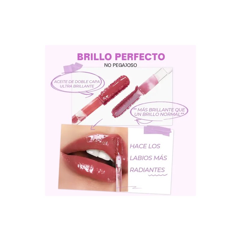 Minimeli Combo Base Maquillaje Mate Spf30 + Brillo Labial