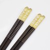 One Pair Couple Chopsticks Painted Chopsticks Paulownia Box Plum Ornament