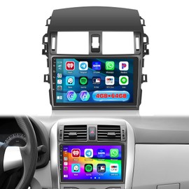 4+64G Inefala for Toyota Corolla 2009-2013 Android 13 Car Radio Stereo with Wireless Carplay Android Auto, 9" Touch Screen GPS BT5.0 WiFi FM/RDS 32EQ Mirror Link SWC Backup Camera MIC