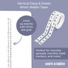 Oops a Daisy Day and Date Numbered Washi Tape for