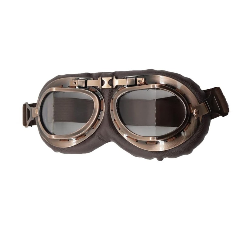 [ZCJSZP] New Retro Goggles Vintage Pilot Goggles Protective Gear Glasses