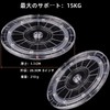 Kuymquat Rotary Stand, Round Turntable, TV, PC, Monitor Screen, 360