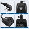 DEWENWILS Outdoor Dimmer for String Lights, Remote Dimmer Switch, Weatherproof