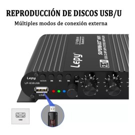 Gmdr Amplificador 2.1 Hifi Stereo Subwoofer Con Bluetooth/ Remoto