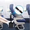 Footrest Airplane, Aeroplane Footrest Foot Hammock Aeroplane with Inflatable Cushion,