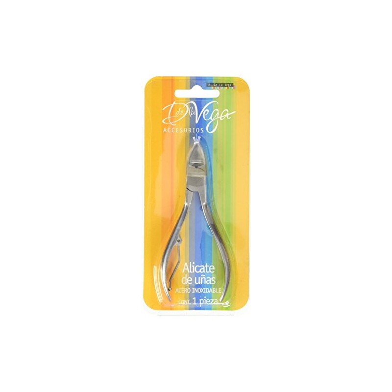 De La Vega Alicate para Uñas Unisex, color Metálico
