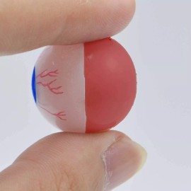 Horror-Hall Floating Life Size Fake HUMAN EYEBALL EYE Gag Body Part Horror Prop Decorations