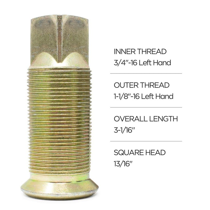 Pro Trucking Products M-133 Left Hand Stud Piloted, Budd Wheel