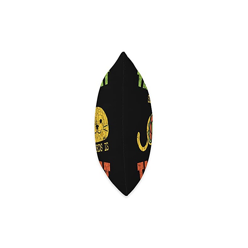 Taco Cat Funny Tacos Mexican Food Lover Graphic Throw Pillow