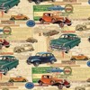 Kartos Classic Cars Italian Wrapping Paper, Folded