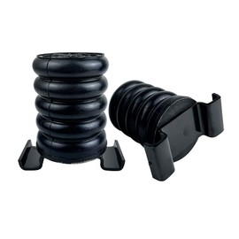 SSR-610-47 Rear Suspension Air Helper Springs Fit for Nissan Frontier Titan Toyota Tacoma Tundra Hilux Mitsubishi Triton, Rear Suspension Air Helper Springs Black