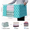 WISELIFE Storage Bags 100L 8-Pack Large Blanket Clothes Organization and