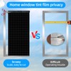 COUNTEWOL Blackout Window Film，Sun Blocking Window Privacy Cover for Glass