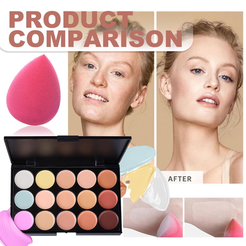 JasCherry BOX04A 24-Piece Make Up Set, Complete Makeup Set for