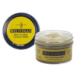 Meltonian Cream | Bone 086 | Quality Shoe Polish for Leather | Use on Boots, Shoes, Purses, Furniture | Cream Based Shoe Polish | Leather Conditioner | 1.7 OZ Jar