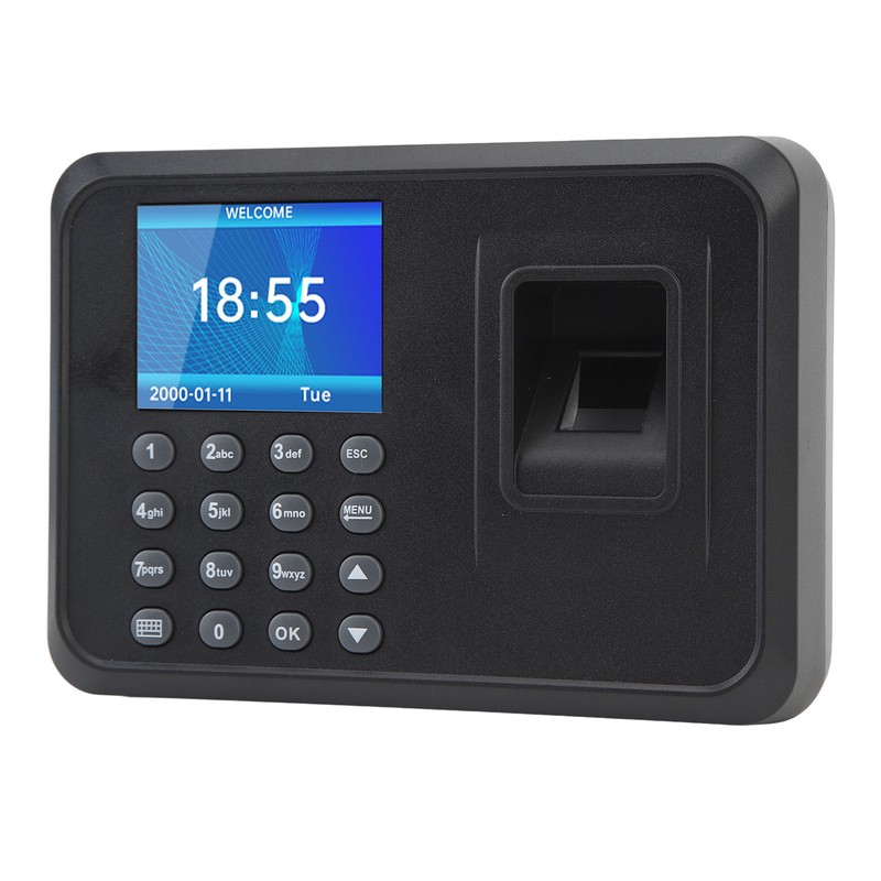Fingerprint Attendance Machine Efficient Management Employee Checking in Recorder 100‑240V