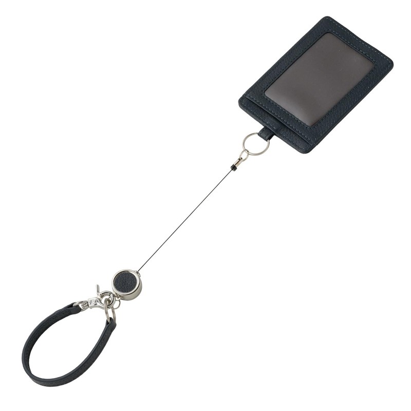 Milagro SL-SH-264 Miragro Shrink Leather Pass Case with Reel Vertical