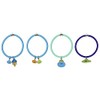 Smile Slime Cosmetics & Beauty Hair Elastics, Set of 4