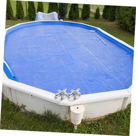 Kisangel 2pcs Ground Pool Cover Cable Winch Self-Locking Hoist for Above Ground Pools Easy Use Tightener for Winter Safety Covers Durable Cable Winch