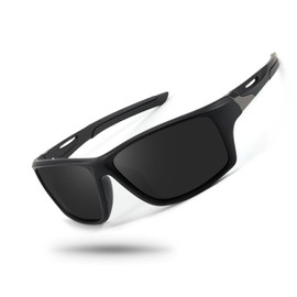 SIPHEW Polarized Sports Sunglasses for Men Women Running Cycling Sunglasses Wrap Around Lightweight Sun Glasses UV400 Protection