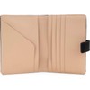 CLOE Porta Pasaporte Grande Look Troquelado color Negro para Mujer