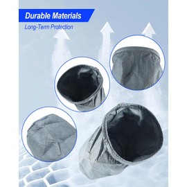 Cartridge Pre-Filter w/Clamp Fit for Vacmaster VK811PH VK1011SIWTH Vacuum Cleaner Replace VKPF001