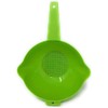 Tupperware 2 Quart Colander Strainer with Handle in Green