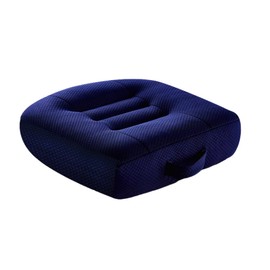 15.7x15.7 inch Universal Booster seat Cushion Portable Design Breathable mesh Design Improve Vision Improve Sitting Posture Stress Relief Driving Office Family Outdoor Universal-Navy Blue