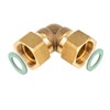 tecuro Angle 90°, union nut on both sides 3/4 inch