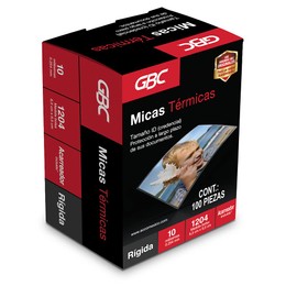 GBC M130131 Bolsa Rígida para Enmicar Tamaño 6.5X9.5cm, 100 piezas