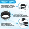 PATIKIL 0.9"-1.1"/23-28mm Split Ring Pipe Hangers 4 Heavy Adjustable Pipe
