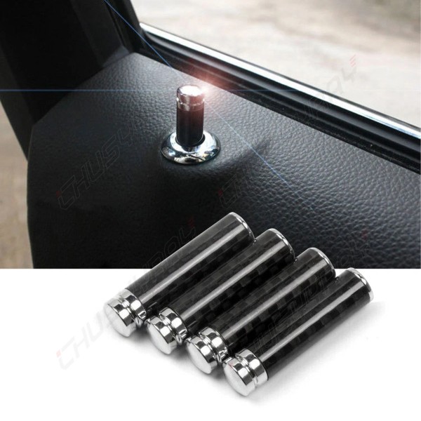 CHUSYYRAY For Dodge Challenger 4x Auto Carbon Fiber Interior Door