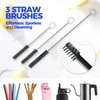 Holikme 6 Pack Bottle Brush Set, 14" Long Handle Stainless