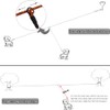 BTINESFUL 12FT 20FT 30FT Reflective Dog Tie Out for 2