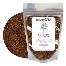 Nelson's Tea - Sassafras Root Bark - Ground Sassafras Albidum (1 oz)