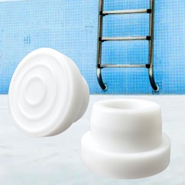 Pool Ladder Rubber Buffers, 2 Pieces Ladder Stopper Rubber Bumper Protection, Swimming Pool Accessories, Perfect as Replacement or Original Equipment and Optimal Protection for the Pool