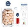 1.5 Gallon Large Fermentation Jars with 2 Airtight Lids and